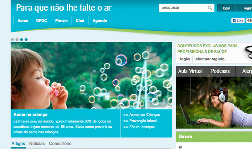 Para que n�o lhe falte o ar
